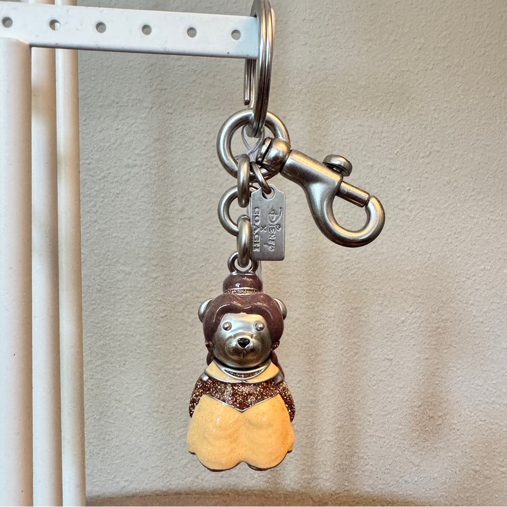 Disney x COACH Bear Keychain - Belle